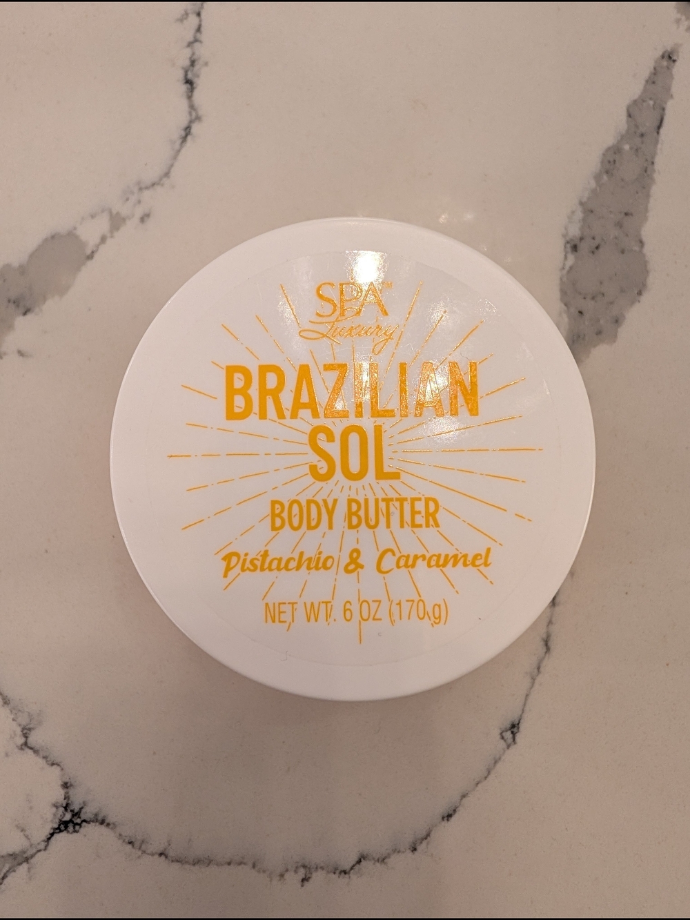 Spa Luxury Brazilian Sol Pistachio & Caramel Body Butter New 6oz - Picture 2 of 6